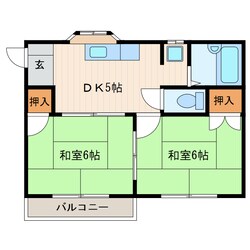 掛川駅 徒歩16分 2階の物件間取画像